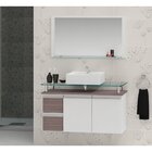 Conjunto Para Banheiro Gabinete Com Cuba E Espelheira 80cm Di