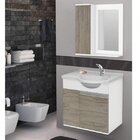 Conjunto Para Banheiro Gabinete Com Cuba E Espelheira New Asp