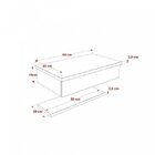 Conjunto Para Banheiro Gabinete Com Cuba F44 E Prateleira 605