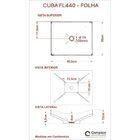 Conjunto Para Banheiro Gabinete Com Cuba F44 E Prateleira 605