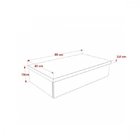 Conjunto Para Banheiro Gabinete Com Cuba Folha L38 600w Metró