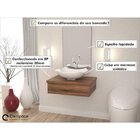 Conjunto Para Banheiro Gabinete Com Cuba L42 E Espelheira 601