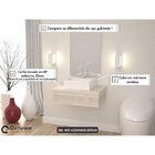 Conjunto Para Banheiro Gabinete Com Cuba Q32 600w Metrópole