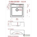 Conjunto Para Banheiro Gabinete Com Cuba Q35 600w Metrópole