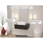 Conjunto Para Banheiro Gabinete Com Cuba Q35 600w Metrópole