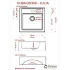 Conjunto Para Banheiro Gabinete Com Cuba Q35 600w Metrópole