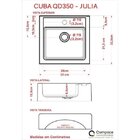 Conjunto Para Banheiro Gabinete Com Cuba Q35 600w Metrópole