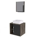 Conjunto Para Banheiro Gabinete Com Cuba Quadrada Q32 E Espel