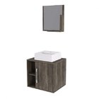 Conjunto Para Banheiro Gabinete Com Cuba Quadrada Q32 E Espel