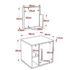 Conjunto Para Banheiro Gabinete Com Cuba Redonda R30 E Espelh