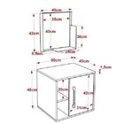 Conjunto Para Banheiro Gabinete Com Cuba Redonda R30 E Espelh