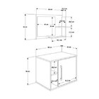 Conjunto Para Banheiro Gabinete Com Cuba Redonda R30 E Espelh