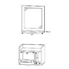 Conjunto Para Banheiro Gabinete E Espelheira Filbert 1 Pt Pre