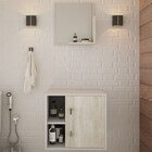 Conjunto Para Banheiro Gabinete E Espelheira Soft 500 Branco