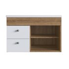 Conjunto Para Banheiro Gabinete Suspenso 60cm 1 Porta 2 Gavet