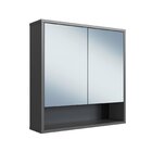 Conjunto Para Banheiro Gabinete Suspenso 60cm Com Espelheira