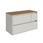 Conjunto Para Banheiro Gabinete Suspenso 80cm Com Espelheira