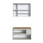 Conjunto Para Banheiro Gabinete Suspenso 80cm Com Espelheira