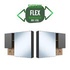 Conjunto Para Banheiro Gabinete Suspenso 80cm Com Toalheiro C