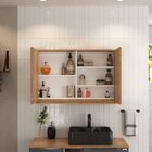 Conjunto Para Banheiro Gabriela Suspenso 1 Metro Cuba Stella