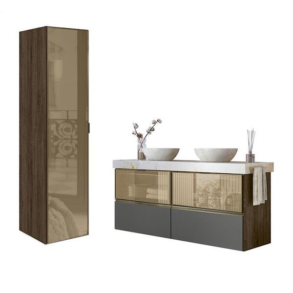 Conjunto Para Banheiro Kali Premium 3 Peças - Nicioli