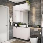 Conjunto Para Banheiro Kappesberg Celeste 4 Peças Branco 120cm