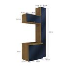 Conjunto Para Banheiro Kappesberg Celeste 5 Peças Nogueira/az