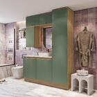 Conjunto Para Banheiro Kappesberg Celeste 6 Peças Nogueira/ve