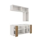 Conjunto Para Banheiro Kappesberg Celeste 7 Peças Branco/nogu