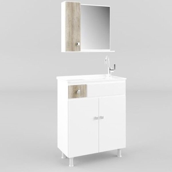 Conjunto Para Banheiro Kit Cali 60 Cm