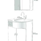 Conjunto Para Banheiro Kit Ks 65cm