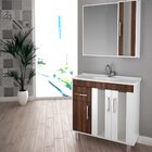 Conjunto Para Banheiro Kit Lisboa 80 Cm