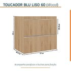 Conjunto Para Banheiro Lavatório Em Porcelanato Com Cuba Escu