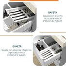 Conjunto Para Banheiro Lavatório Em Porcelanato Com Cuba Escu