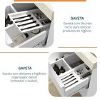 Conjunto Para Banheiro Lavatório Em Porcelanato Com Cuba Escu