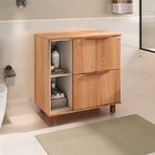 Conjunto Para Banheiro Lívia 80 Com Pés Espelheira - Fabribam