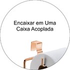 Conjunto Para Banheiro Lixeira Com Porta Papel Higiênico - Pr