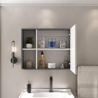 Conjunto Para Banheiro Luiza 60 Suspenso - Fabribam Chumbo