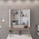 Conjunto Para Banheiro Mariana 60cm Com Pés Lavatório Jade -