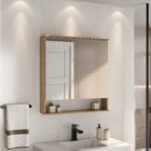 Conjunto Para Banheiro Milena 80 Suspenso Espelheira - Fabrib