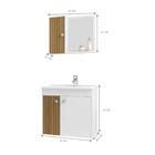 Conjunto Para Banheiro Monaco Branco Ripado