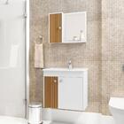 Conjunto Para Banheiro Monaco Branco Ripado