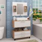 Conjunto Para Banheiro Montauri Ii 1 Pt 2 Gv Carvalho E Branco