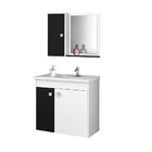 Conjunto Para Banheiro Munique Branco Com Preto - Bechara Móv