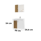 Conjunto Para Banheiro Munique Branco Ripado -bechara Móveis