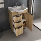 Conjunto Para Banheiro New Crystal 60 Com Pés - Fabribam Carv