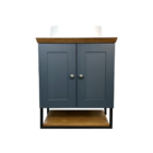 Conjunto Para Banheiro Nordic 60cm Completo Petróleo