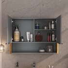 Conjunto Para Banheiro Santorini Com Cuba E Espelheira Canto