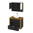 Conjunto Para Banheiro Santorini Com Cuba E Espelheira Canto