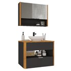 Conjunto Para Banheiro Santorini Com Cuba E Espelheira Canto